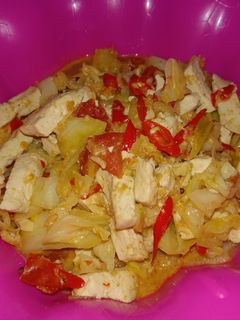 Foto resep Tumis kol tahu putih