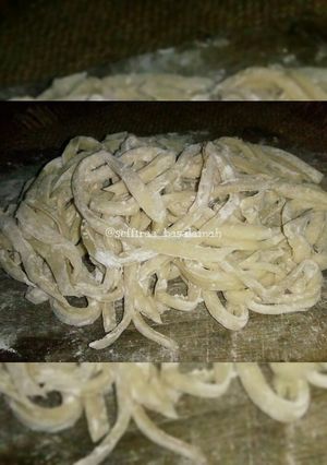 Foto resep Mie Mentah Homemade (Tanpa Telur Tanpa Alat Giling)