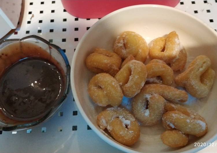 Churros saus milo