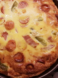Una foto de Quiche de Salchichas sin Corteza