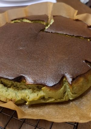 生酮版茶香巴斯克(氣炸鍋) 的食譜成品照片