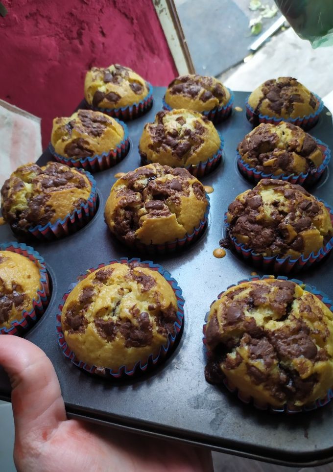Una foto de Muffins con chips