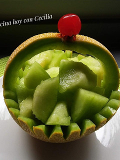 Una foto de Cesta de melón