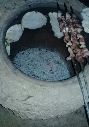 عکسی از دستور کباب گوسفندی