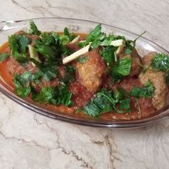 A picture of Gravy kabab.