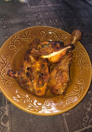 Foto resep Ayam kampung bakar bumbu sederhana