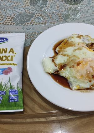 Hình của món Trứng rán cần mỡ.