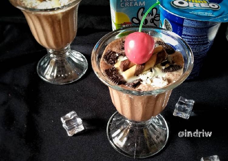 Cara Membuat Choco Oreo Blend (4 bahan saja) 🍫🍫 Enak dan Antiribet