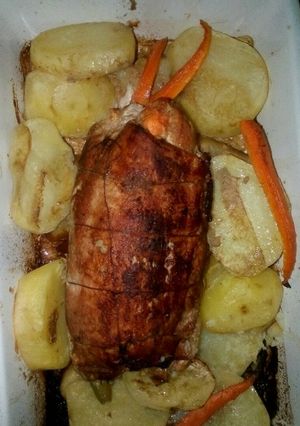 Una foto de Lomo de cerdo relleno