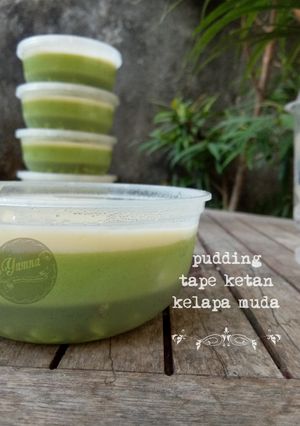 Foto resep Pudding tape ketan kelapa muda
