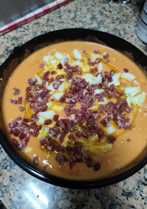 Una foto de Salmorejo a mi manera