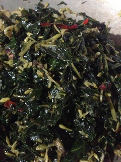 Foto resep Oseng-oseng bunga pepaya dan daun pepaya