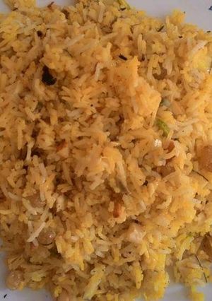 A picture of Kesari Chawal.