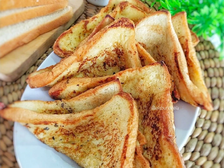 Langkah Gampang Membikin Resep Roti Panggang Susu Telur yang Uenak Anti Ribet, Menggugah Selera