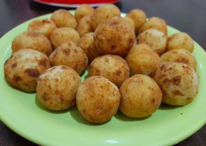 Bombitas de papa con puré instantáneo Receta de Agustina Ailen- Cookpad