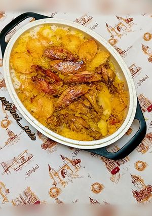 عکسی از دستور ته انداز بال و کتف مرغ