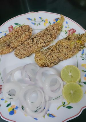 A picture of Bombil Rava Fry.