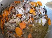 Una foto de carne escabeche