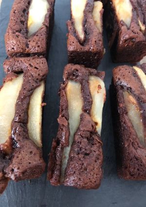 Une photo de Petits fondants poires chocolat