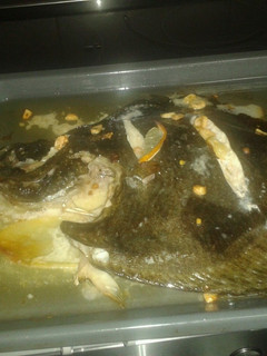 Una foto de Rodaballo al horno