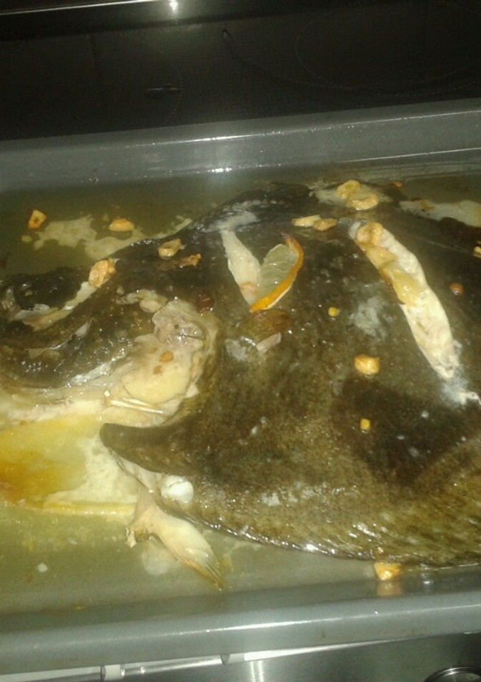 Una foto de Rodaballo al horno