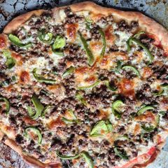 A picture of Tasty budget friendly pizza😝.