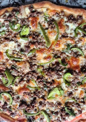 A picture of Tasty budget friendly pizza😝.