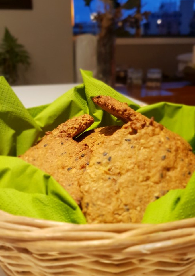 Una foto de Galletas de avena con manzana