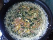 Una foto de omelette calabaza