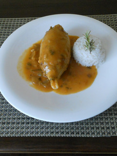 Una foto de Calamares rellenos de gulas