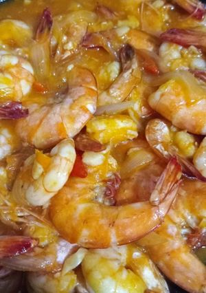 Foto resep Udang asam manis