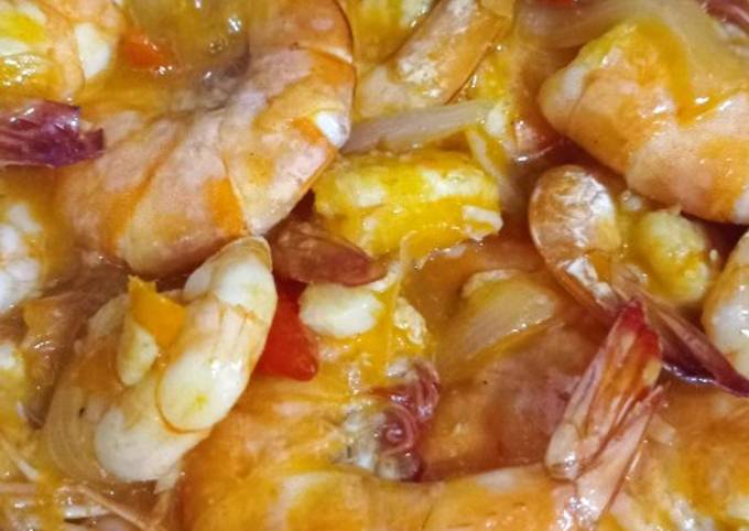 Resep Udang asam manis oleh mernih - Cookpad