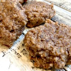 A picture of Bite-size Banana Walnut Drop Cake with Oat Flour.