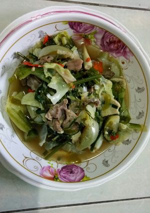 รูปของ แกงอ่อมเครื่องในไก่ผักนานาชนิด
