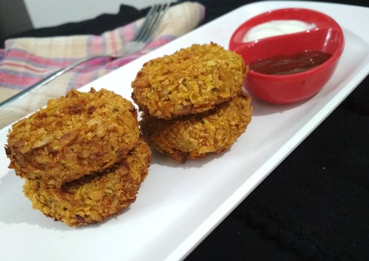 Simple Way to Prepare Ultimate Zucchini-Chickpea Tikki in air fryer