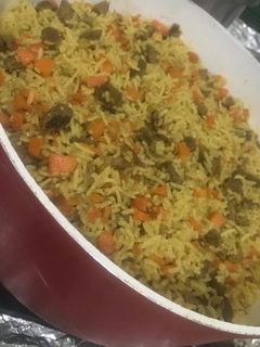 صورة لوصفة تاچينة لحم او رز بجزر 🥕