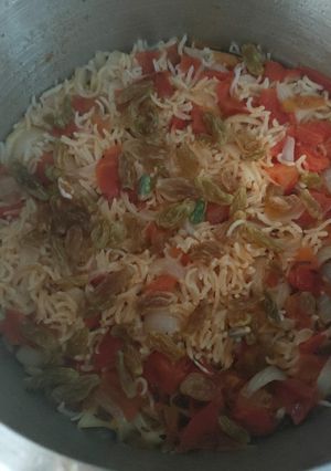 A picture of Veg rice.