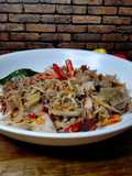 Tumis Jantung Pisang Teri