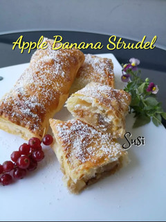 Foto resep Apple Banana Strudel