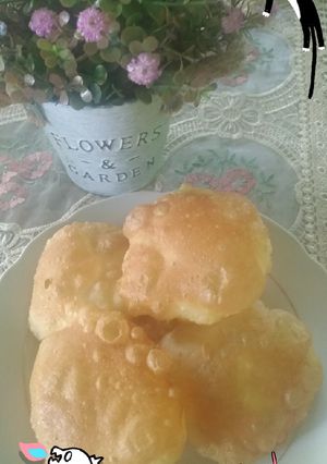Foto resep Roti Puri Garing, Ngembang dan Renyah (Tanpa Ragi)