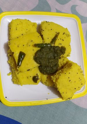 बेसन ढोकला (besan dhokla recipe in Hindi) रेसिपी मुख्य फोटो