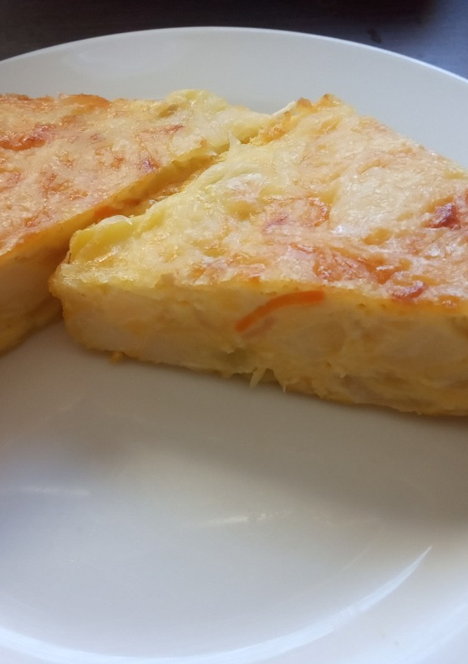 Una foto de Pastel de calabacín