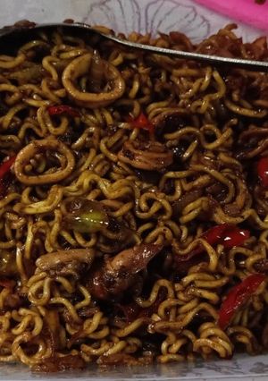 Foto resep Indomie Cumi Pedas nikmat