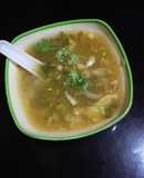 Veggies clear soup