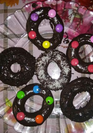 A picture of Eggless without yeast donut.