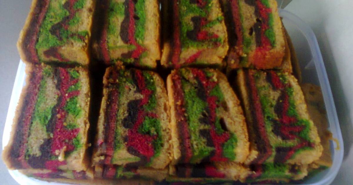 Resep Roti Lapis Legit Abstrak Pelangi Oleh Triana Niswati Pambudi Cookpad 6931