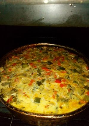 Una foto de Soufflé de Zapallitos al horno