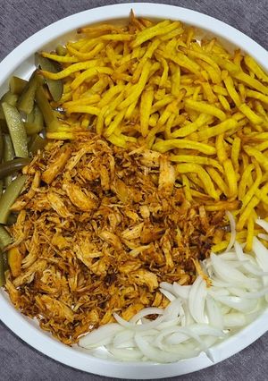 عکسی از دستور خوراک مرغ مکزیکی