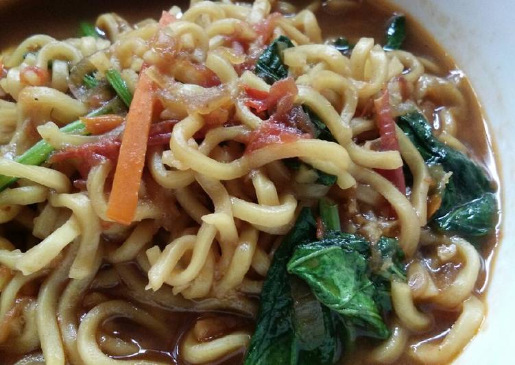 Cara Gampang Menyiapkan Noodle Soup (mie kuah kecap)😂 Anti Gagal