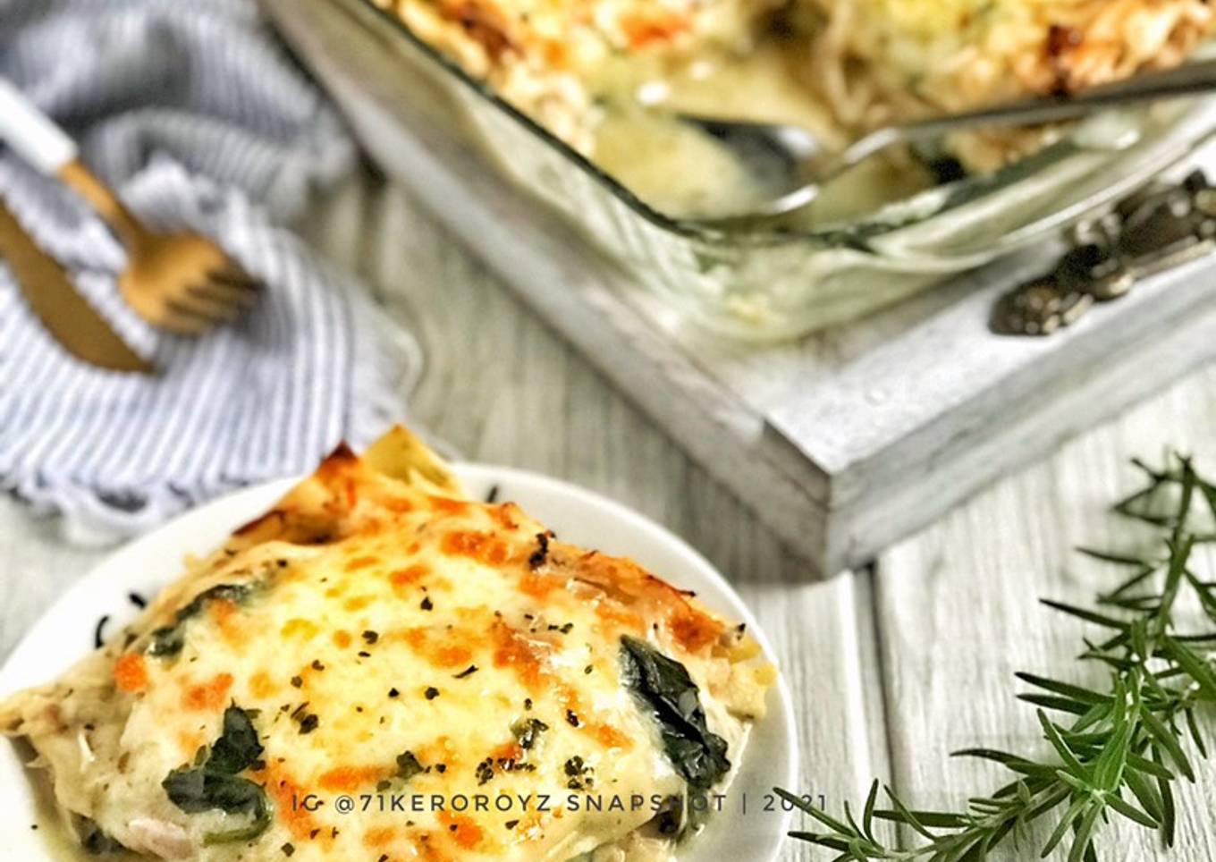 Ayam Alfredo Lasagna